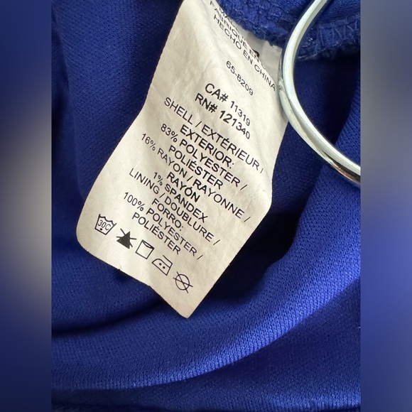 Dynamite Ribbed Electric Blue Midi Dress - Picture 9 of 9